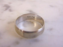 Load image into Gallery viewer, Mens Estate 10K White Gold Frederick Goldman Wedding Band Ring 2.7g E4163