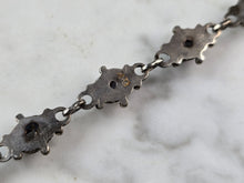 Load image into Gallery viewer, Womens Vintage Estate Sterling Silver Amethyst Bracelet 10.4g E4165