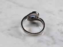Load image into Gallery viewer, Womens Sterling Silver Blue Opal Tanzanite Ring 3.5g E4193