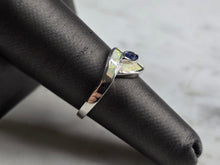 Load image into Gallery viewer, Womens Sterling Silver Opal Tanzanite Modernist Ring 3.6g E4198