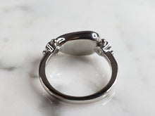 Load image into Gallery viewer, Womens Sterling Silver Modernist Blue Opal Ring 3.3g E4207