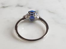 Load image into Gallery viewer, Womens Sterling Silver Modernist Blue Opal Ring 2.2g E4209
