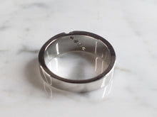 Load image into Gallery viewer, Womens Estate Sterling Silver Modernist Blue Opal Ring 4.9g E4222