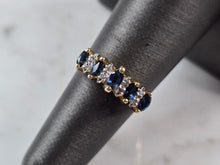 Load image into Gallery viewer, Womens Vintage Estate 14k Yellow Gold Diamond Spinel Ring 3.2g E4233