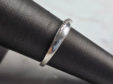 Load image into Gallery viewer, Womens Vintage Estate Sterling Silver Modernist Diamond Ring 1.7g #E4274