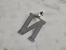 Load image into Gallery viewer, Womens Sterling Silver Initial Letter " N " Pendant 1.7g E4319