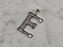 Load image into Gallery viewer, Womens Sterling Silver Initial Letter " E " Pendant 1.6g E4322