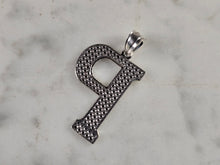 Load image into Gallery viewer, Womens Sterling Silver Initial Letter " P " Pendant 1.3g E4326
