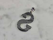 Load image into Gallery viewer, Womens Sterling Silver Initial Letter " S " Pendant 1.3g E4327