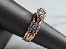 Load image into Gallery viewer, Womens Vintage Estate 14k Rose Gold Diamond Ring 7.3g #E4425