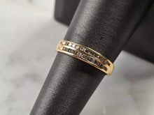 Load image into Gallery viewer, Womens Vintage Estate 14K Yellow Gold Magnolia Diamond Ring 2.3g #E4504