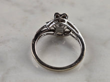 Load image into Gallery viewer, Womens Vintage Estate 10K White Gold Diamond Ring, 3.1g E4507