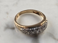 Load image into Gallery viewer, Womens Vintage Estate 14K Yellow Gold Diamond Ring 3.5g #E4510