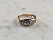 Load image into Gallery viewer, Womens Vintage Estate 14K Yellow Gold Diamond Ring 3.5g #E4510