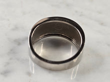 Load image into Gallery viewer, Womens Estate Sterling Silver Modernist Blue Opal Ring 7.1g E4521