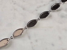 Load image into Gallery viewer, Womens Estate Sterling Silver Opal Modernist Bracelet 10.5g E4524