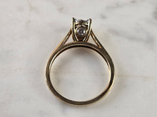 Load image into Gallery viewer, Womens Vintage Estate 10K Yellow Gold Diamond Ring 2.7g E4530