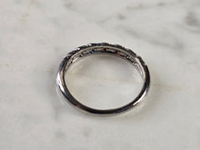 Load image into Gallery viewer, Womens Vintage Estate Sterling Silver Rainbow Ring 1.4g E4556