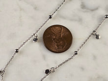 Load image into Gallery viewer, Womens Vintage Estate Sterling Silver Modernist Necklace 2.3g E4578