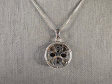 Load image into Gallery viewer, Womens Vintage Estate Sterling Silver Smoky Quartz Pendant Necklace 6.0g E4587