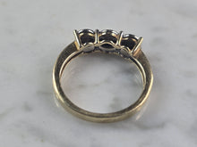 Load image into Gallery viewer, Womens Vintage Estate 10K Yellow Gold Diamond Ring 2.9g E4607