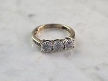 Load image into Gallery viewer, Womens Vintage Estate 10K Yellow Gold Diamond Ring 2.9g E4607