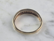 Load image into Gallery viewer, Womens Vintage Estate 10K Yellow Gold Diamond Ring 2.6g #E4610