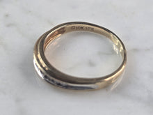 Load image into Gallery viewer, Womens Vintage Estate 10K Yellow Gold Diamond Ring 2.6g #E4610