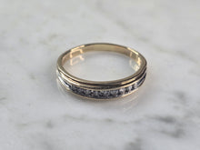 Load image into Gallery viewer, Womens Vintage Estate 10K Yellow Gold Diamond Ring 2.6g #E4610