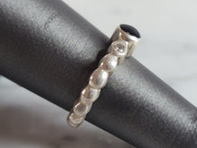 Load image into Gallery viewer, Womens Vintage Estate Sterling Silver Modernist Onyx Ring 3.3g E4618