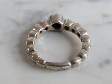 Load image into Gallery viewer, Womens Vintage Estate Sterling Silver Modernist Onyx Ring 3.3g E4618