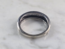 Load image into Gallery viewer, Womens Vintage Estate 10K White Gold Diamond Ring 3.3g E4623