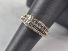 Load image into Gallery viewer, Womens Vintage Estate 10K Yellow Gold Diamond MOM Heart Ring 3.0g E4634