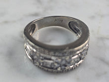 Load image into Gallery viewer, Womens Vintage Estate 14K White Gold Diamond Ring 6.1g E4643