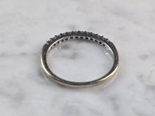 Load image into Gallery viewer, Womens Vintage Estate 14k White Gold Diamond Ring 1.9g E4646