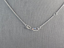 Load image into Gallery viewer, Womens Sterling Silver Blue Opal Ocean Wave Cloud Pendant Necklace 5.7g E4663