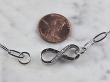 Load image into Gallery viewer, Womens Sterling Silver Hercules Knot Necklace 6.7g E4671