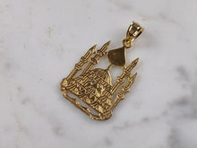 Load image into Gallery viewer, Sterling Silver GT Religious Muslim Islam Mosque Pendant Necklace 3.3g E4692