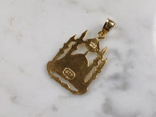 Load image into Gallery viewer, Sterling Silver GT Religious Muslim Islam Mosque Pendant Necklace 3.3g E4692