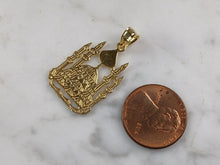 Load image into Gallery viewer, Sterling Silver GT Religious Muslim Islam Mosque Pendant Necklace 3.3g E4692