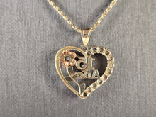 Load image into Gallery viewer, Womens Vintage Estate 14k Gold La Quinceanera Necklace Pendant 6.3g E4700