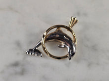 Load image into Gallery viewer, Womens Vintage Estate 14K Michael Anthony Dolphin Pendant 2.1g E4745