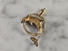 Load image into Gallery viewer, Womens Vintage Estate 14K Michael Anthony Dolphin Pendant 2.1g E4745