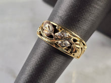 Load image into Gallery viewer, Womens Vintage Estate 14K Yellow &amp; Rose Gold Diamond Ring 3.8g E4766