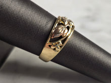 Load image into Gallery viewer, Womens Vintage Estate 14K Yellow &amp; Rose Gold Diamond Ring 3.8g E4766