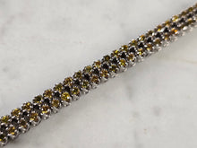 Load image into Gallery viewer, Womens Vintage Estate 14K Gold Yellow Diamond Bracelet 12.9g E4778