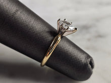 Load image into Gallery viewer, Womens Vintage Estate 14K Gold Marquise Diamond Engagement Ring 2.1g E4780