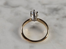 Load image into Gallery viewer, Womens Vintage Estate 14K Gold Marquise Diamond Engagement Ring 2.1g E4780