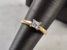 Load image into Gallery viewer, Womens Vintage Estate 14k Yellow Gold Diamond Engagement Ring 3.2g #E4786