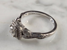 Load image into Gallery viewer, Womens Vintage Estate 14k White Gold Neil Lane Diamond Ring 5.1g #E4794